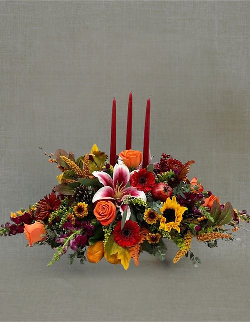 TH1009 Stargazer and Sunflower Centerpiece