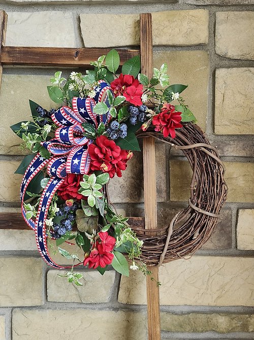 WR1002 Patriotic Old Glory Wreath