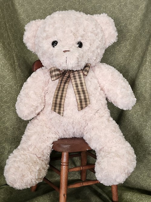 BB1002 17\" Cream Baxter Bear