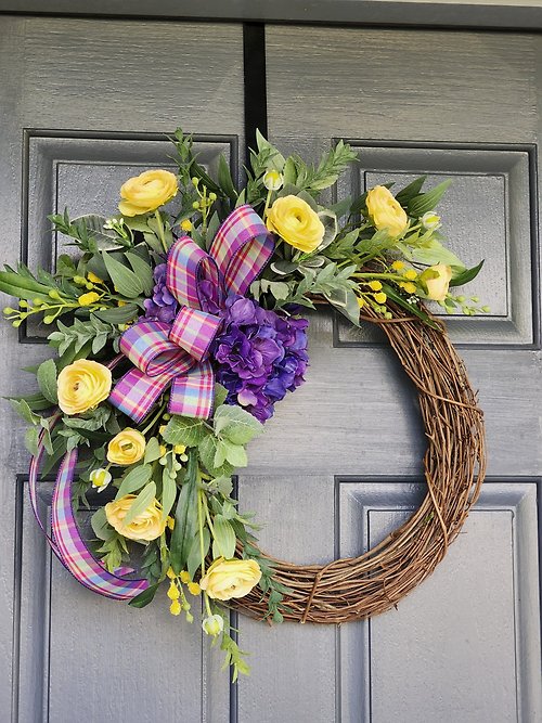 WR1006 Purple Pasion Wreath
