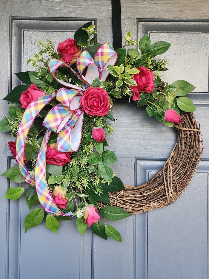 WR1003 Magenta Love Wreath