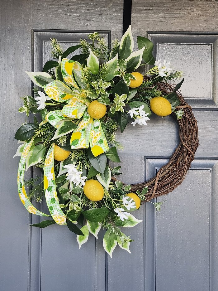 WR1004 Lemon Squeeze Wreath