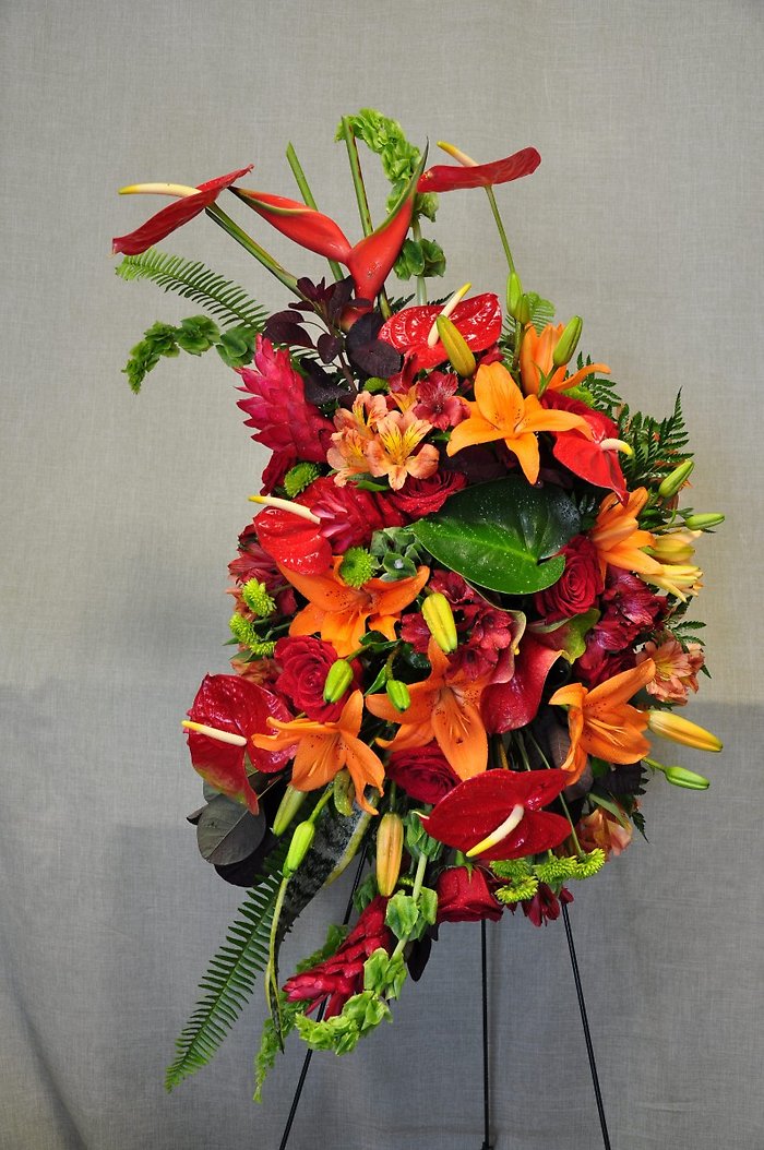 SY1008 Anthurium Easel Spray