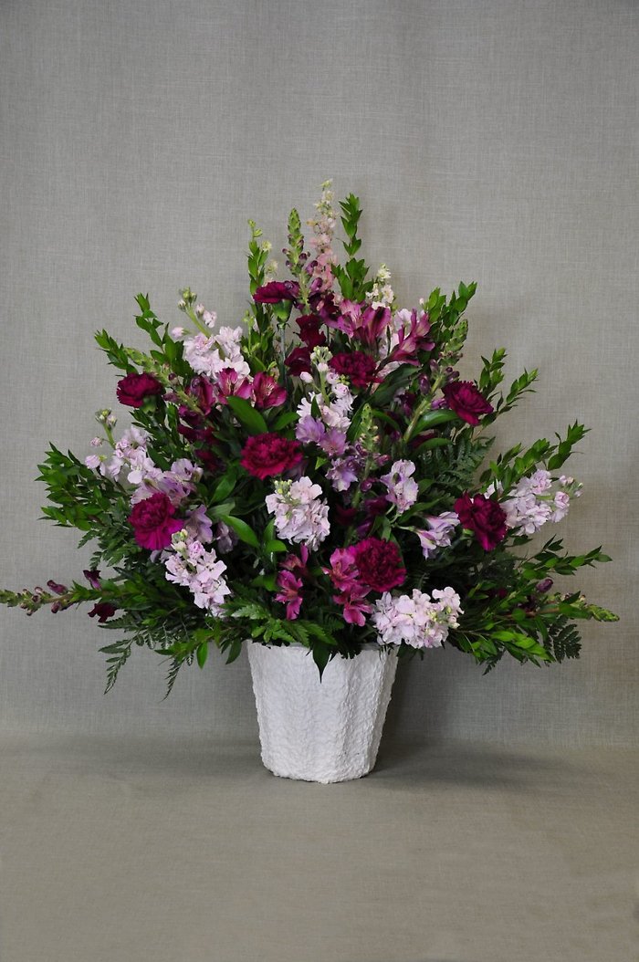 SY1001 Pink and Burgundy Funeral Mix